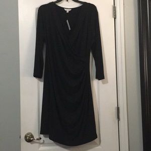 NWT Charming Charlie Black XL Wrap Dress
